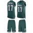 Nike Philadelphia Eagles #17 Alshon Jeffery Midnight Green Team Color Mens Stitched NFL Limited Tank Top Suit Jersey