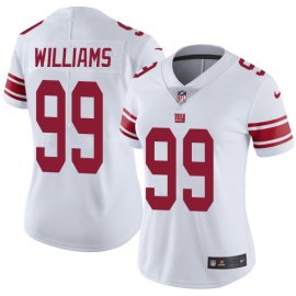 Nike New York Giants #99 Leonard Williams White Womens Stitched NFL Vapor Untouchable Limited Jersey