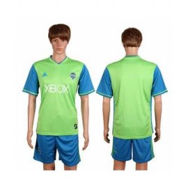 Seattle Sounders Blank Home Soccer Club Jersey