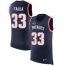 Nike New England Patriots #33 Kevin Faulk Navy Blue Team Color Mens Stitched NFL Limited Rush Tank Top Jersey