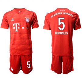Bayern Munchen #5 Hummels Home Soccer Club Jersey