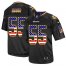 Nike Minnesota Vikings #55 Anthony Barr Black Mens Stitched NFL Elite USA Flag Fashion Jersey