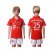 Bayern Munchen #25 Muller Home Kid Soccer Club Jersey