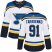 Adidas St. Louis Blues #91 Vladimir Tarasenko White Road Authentic Womens Stitched NHL Jersey