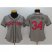 New York Mets #34 Noah Syndergaard Grey Mothers Day Cool Base Womens Stitched MLB Jersey