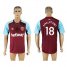 West Ham United #18 Amalfitano Home Soccer Club Jersey