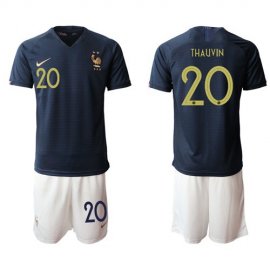 France #20 Thauvin Home Soccer Country Jersey