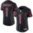 Nike Arizona Cardinals #1 Kyler Murray Black Womens Stitched NFL Limited Rush Jersey