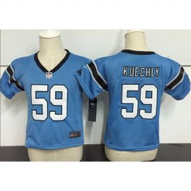 Toddler Nike Carolina Panthers #59 Luke Kuechly Blue Alternate Stitched NFL Elite Jersey