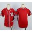 Washington Nationals Blank Red Cool Base 2019 World Series Champions Stitched Youth MLB Jersey
