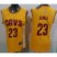 Womens Cleveland Cavaliers #23 LeBron James Gold Alternate Stitched NBA Jersey