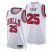Nike Chicago Bulls #25 Tyler Cook White Mens 2021-22 NBA 75th Anniversary Diamond Swingman Jersey – Association Edition Mens