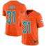 Nike Miami Dolphins #31 Byron Jones Orange Youth Stitched NFL Limited Inverted Legend Jersey