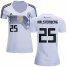 Womens Germany #25 Halstenberg White Home Soccer Country Jersey