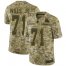 Nike Cleveland Browns #71 Jedrick Wills JR Camo Mens Stitched NFL Limited 2018 Salute To Service Jersey