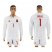 Spain #1 Casillas White Away Long Sleeves Soccer Country Jersey