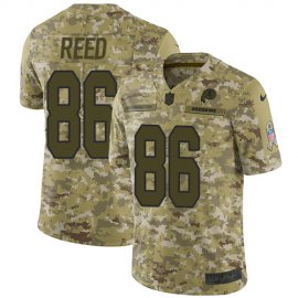 Nike Washington Football Team #86 Jordan Reed Camo Youth Stitched NFL Limited 2018 Salute to Service Jersey