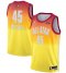 Mens 2023 All-Star #45 Donovan Mitchell Orange Game Swingman Stitched Basketball Jersey
