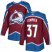 Adidas Colorado Avalanche #37 J.T. Compher Burgundy Home Authentic Stitched NHL Jersey