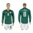 Mexico #8 H. LOZANO Home 2018 FIFA World Cup Long Sleeve Soccer Jersey