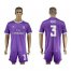 Real Madrid #3 Pepe Away Soccer Club Jersey