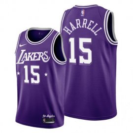 Los Angeles Los Angeles Lakers #15 Montrezl Harrell Womens 2021-22 City Edition Purple NBA Jersey Womens