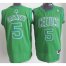 Boston Celtics 5 Kevin Garnett Green Revolution 30 Swingman NBA Jersey Christmas Style Cheap