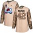 Adidas Colorado Avalanche #42 Josh Manson Camo Authentic 2022 Stanley Cup Champions Veterans Day Stitched NHL Jersey Mens