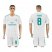 Real Madrid #8 Kroos White Home Soccer Club Jersey