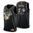 Miami Miami Heat #12 Dru Smith Mens Golden Edition Diamond Logo 2021/22 Swingman Jersey – Black Mens