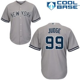 New York Yankees #99 Aaron Judge Grey Cool Base Stitched Youth MLB Jersey