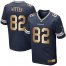 Nike Dallas Cowboys #82 Jason Witten Navy Blue Team Color Mens Stitched NFL Elite Gold Jersey
