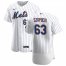 New York Mets #63 Thomas Szapucki Mens Nike White Home 2020 Authentic Player MLB Jersey