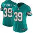 Nike Miami Dolphins #39 Larry Csonka Aqua Green Alternate Womens Stitched NFL Vapor Untouchable Limited Jersey