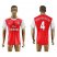 Arsenal #4 Mertesacke Home Soccer Club Jersey