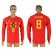 Belgium #8 FELLAINI Home 2018 FIFA World Cup Long Sleeve Thailand Soccer Jersey