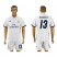 Real Madrid #13 K.Casilla White Home Soccer Club Jersey