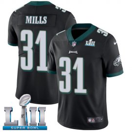 Nike Philadelphia Eagles #31 Jalen Mills Black Alternate Super Bowl LII Youth Stitched NFL Vapor Untouchable Limited Jersey