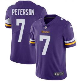 Nike Minnesota Vikings #7 Patrick Peterson Purple Team Color Mens Stitched NFL Vapor Untouchable Limited Jersey