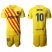 Barcelona #10 Messi Yellow Soccer Club Jersey