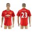 Manchester United #23 Shaw Red Home Soccer Club Jersey
