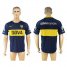 Boca Juniors Blank Home Soccer Club Jersey