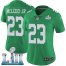 Nike Philadelphia Eagles #23 Rodney McLeod Jr Green Super Bowl LII Womens Stitched NFL Limited Rush Jersey
