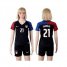 Womens USA #21 Chandler Away Soccer Country Jersey