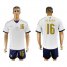 Italy #16 De Rossi Away Soccer Country Jersey