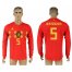 Belgium #5 VERTONGHEN Home 2018 FIFA World Cup Long Sleeve Thailand Soccer Jersey