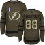 Adidas Tampa Bay Lightning #88 Andrei Vasilevskiy Green 2022 Stanley Cup Final Patch Youth Salute to Service Stitched NHL Jersey Youth