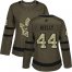 Adidas Toronto Maple Leafs #44 Morgan Rielly Green Salute to Service Womens Stitched NHL Jersey