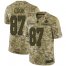 Nike New Orleans Saints #87 Jared Cook Camo Mens Stitched NFL Limited 2018 Salute To Service Jersey