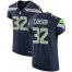 Nike Seattle Seahawks #32 Chris Carson Steel Blue Team Color Mens Stitched NFL Vapor Untouchable Elite Jersey